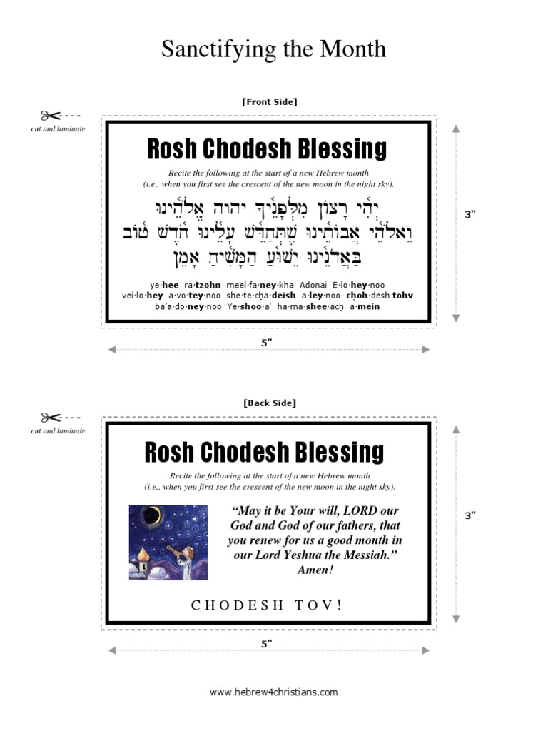 Rosh Chodesh Prayer Pdf : Rosh Chodesh Nissan prayer – PCZXR