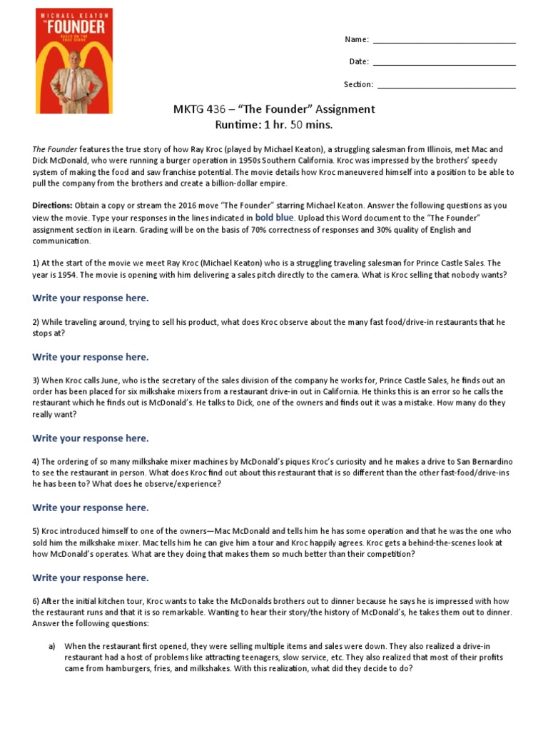 mktg-436-the-founder-assignment-runtime-1-hr-50-mins-write-your-response-here-pdf-mc-donald-s-franchising
