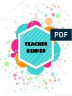 Free Printable Binder Covers For Teachers To Organize Students Info