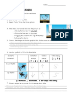 Energy changes simulation