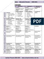 Noviembre - 1er Grado Dosificación (2020-2021)