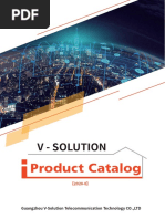 V - Solution: Product Catalog