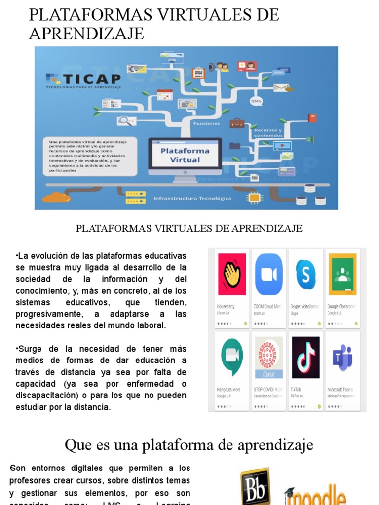 Tipos y funciones de plataformas educativas | PDF | Moodle | Aprendizaje