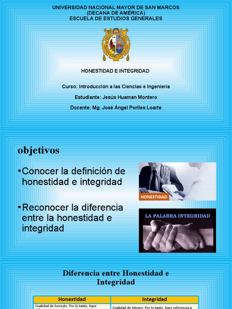 Honestidad e Integridad | PDF | Science | Ciencia y Tecnología
