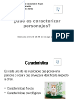 2° Básico Lenguaje ¿Qué Es Caracterizar Un Personajes