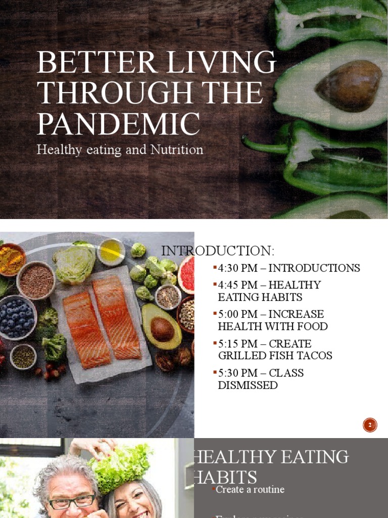 Healthy Eating During the Pandemic | PDF | Healthy Diet | Foods