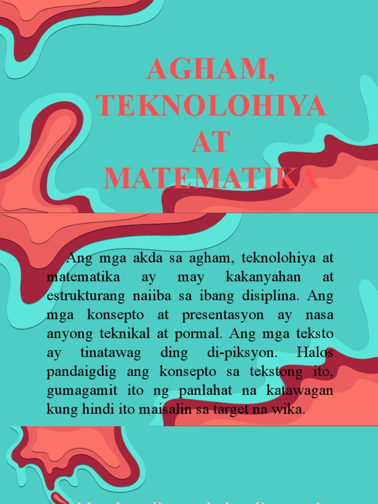 Ano Ang Tekstong Pang Agham Profile For Dalumat E Journal