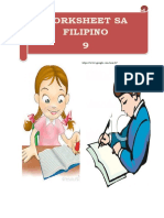 Worksheet Sa Filipino 9 Week 7 8