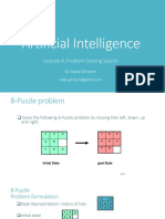 Artificial Intelligence: Lecture 4: Problem Solving Search