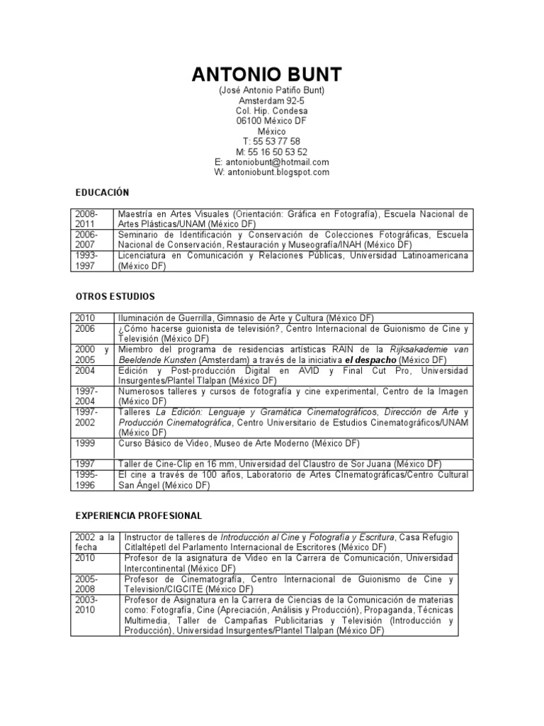 Curriculum vitae gratis image