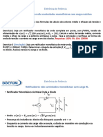 Retificadores monofásicos com carga RL