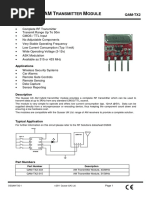 AM T M: Ransmitter Odule