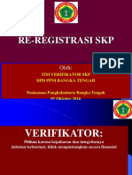 Power Point Presentasi RE-REGISTRASI SKP PDF