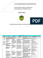 Kurikulum Standard Sekolah Menengah: Rancangan Pelajaran Tahunan Bahasa Melayu Tingkatan 4