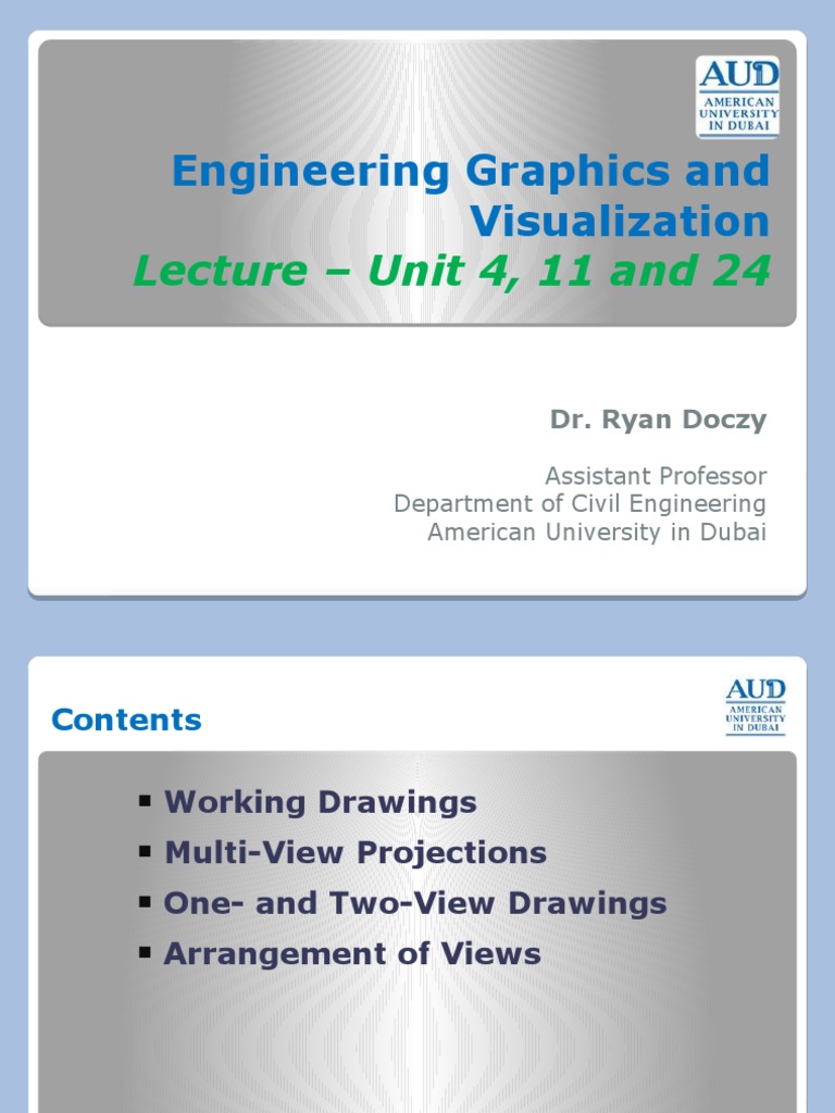 Engineering Graphics and Visualization | PDF | Geometry | Space