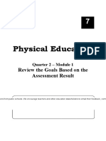Physical Education: Review The Goals Based On The Assessment Result