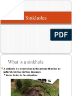 Sinkholes