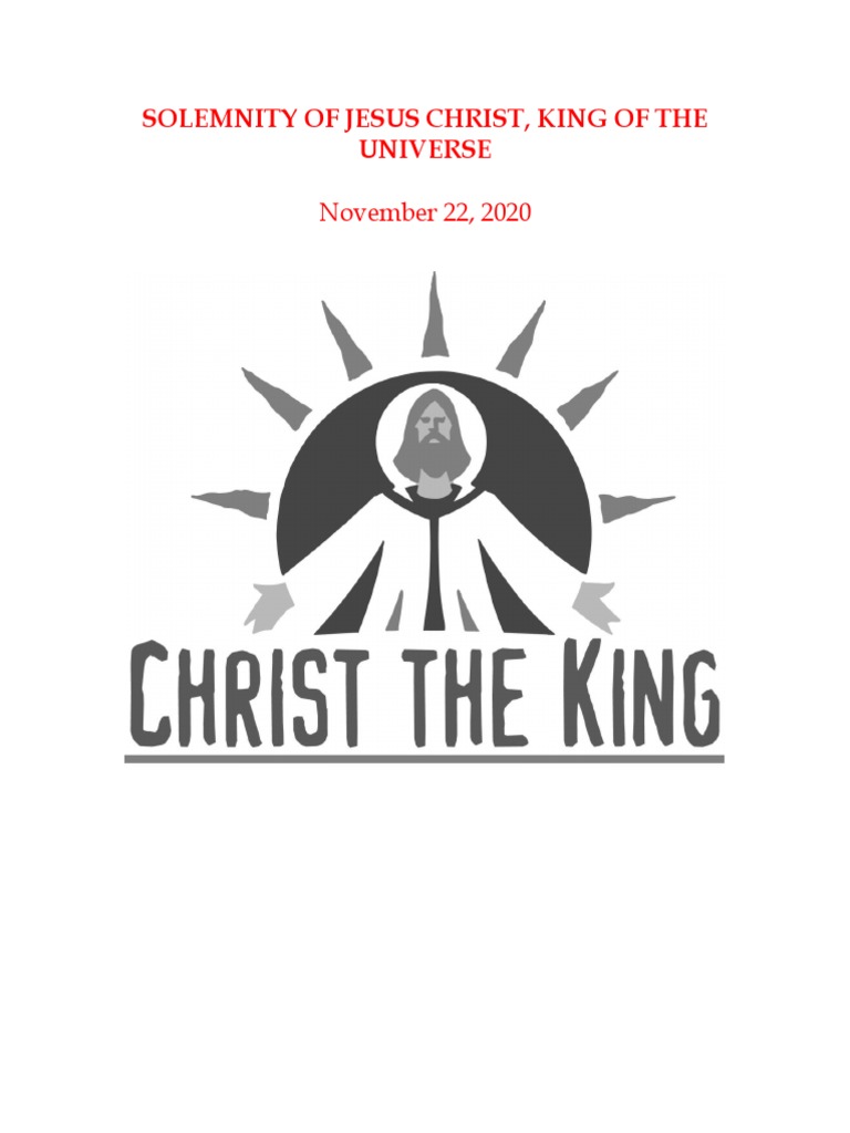 Christ The King | PDF | Mass (Liturgy) | Eucharist