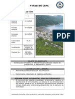 Informe Avance Obra 13 PDF