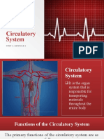 Circulatory System: Unit 1: Module 1