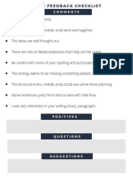 Peer Edit Checklist