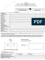 Application for Bank Account update in DEMAT