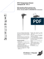 Omnigrad M TR 11: RTD Temperature Sensor