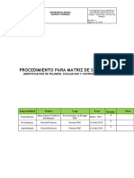 Procedimiento Matriz Seguridad y Salud Ocupacional