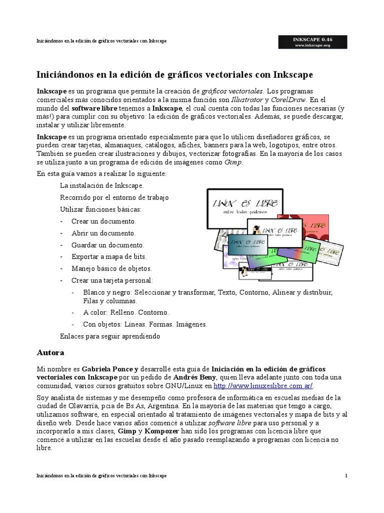 Guía de Inkscape para principiantes | PDF