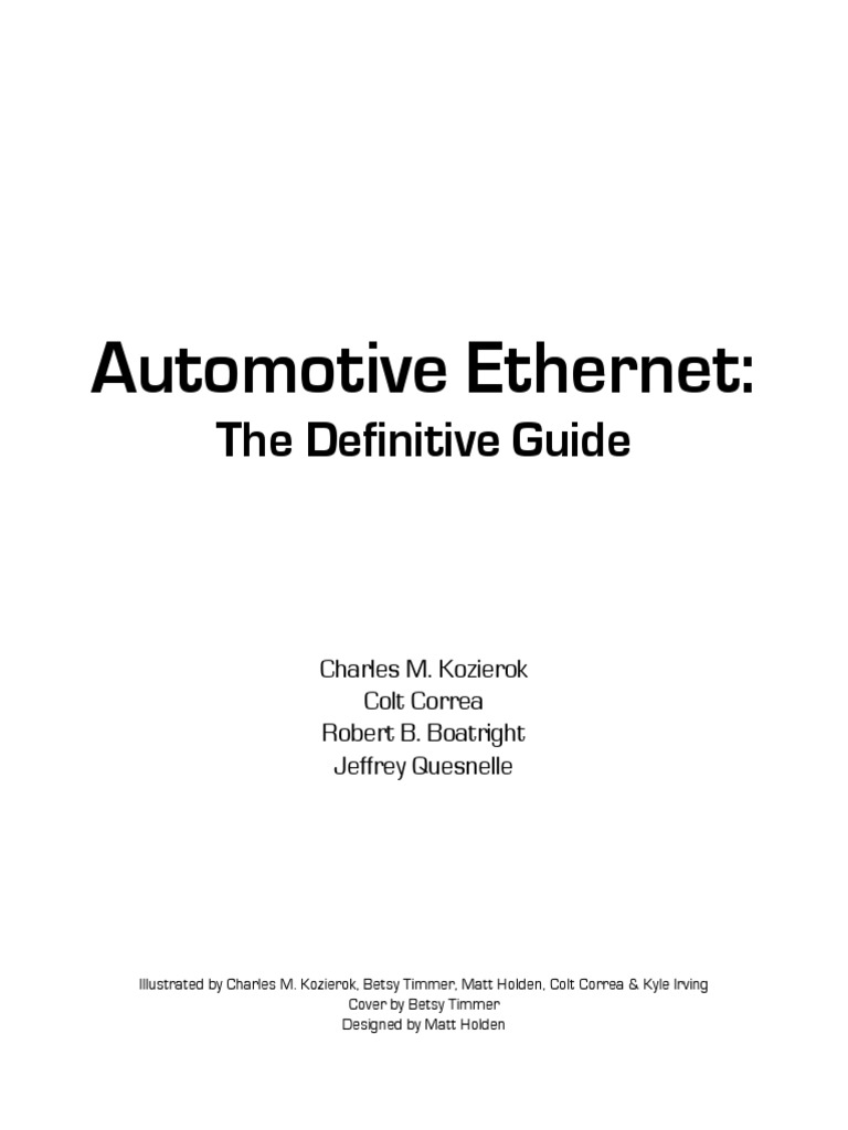 Automotive The Definitive Guide PDF Osi Model Computer