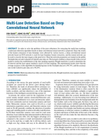 Multi-Lane Detection Based On Deep Convolutional Neural Network