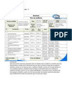 Ejemplo de Plan de Auditoría