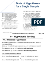 6hypothesis Testing Single Sample