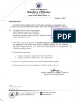 Registry of Qualified Applicants (Rqa) From Recalibration For Elementary and Junior High School Teaching Position For Sy 2020-2021