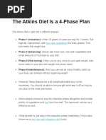 The Atkins Diet Is A 4-Phase Plan: Low-Carb Vegetables