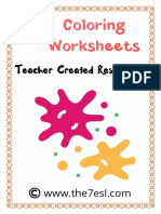 Coloring Worksheets Copyright PDF