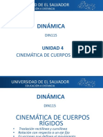 Dinámica Unidad 4.1 Cinemática de Cuerpos Rígidos PDF
