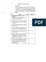 CHN - Infant Assessment