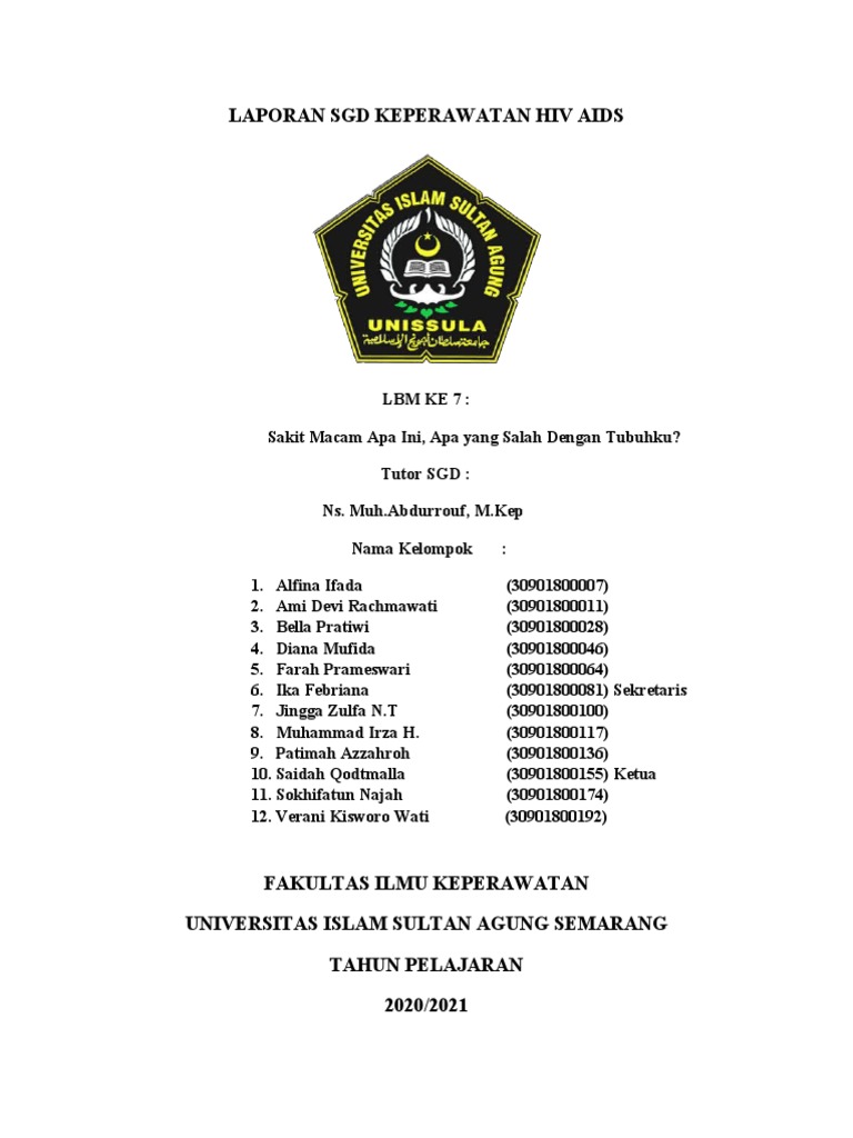 Laporan SGD HIV AIDS LBM 1 | PDF