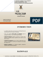 Detecting deception using biometric sensors, MATLAB & Arduino