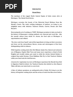 MIRCHAPUR Brand Story.docx
