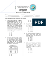 St. Paul College Foundation Final Exam Review