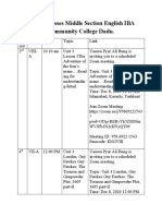 Online Classes Middle Section English IBA Community College Dadu