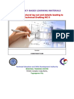 Draft Architectural Layout and Details Leading To Technical Drafting NC II PDF