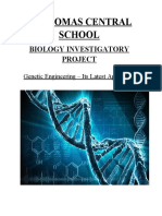 ST - Thomas Central School: Biology Investigatory Project