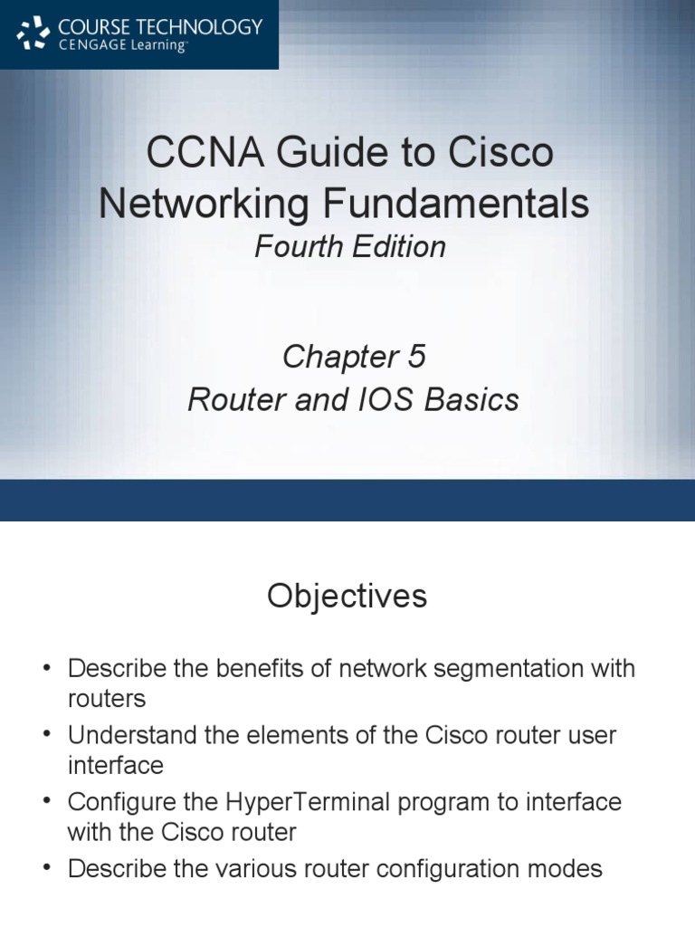 Ccna guide to cisco networking fundamentals router and ios basics