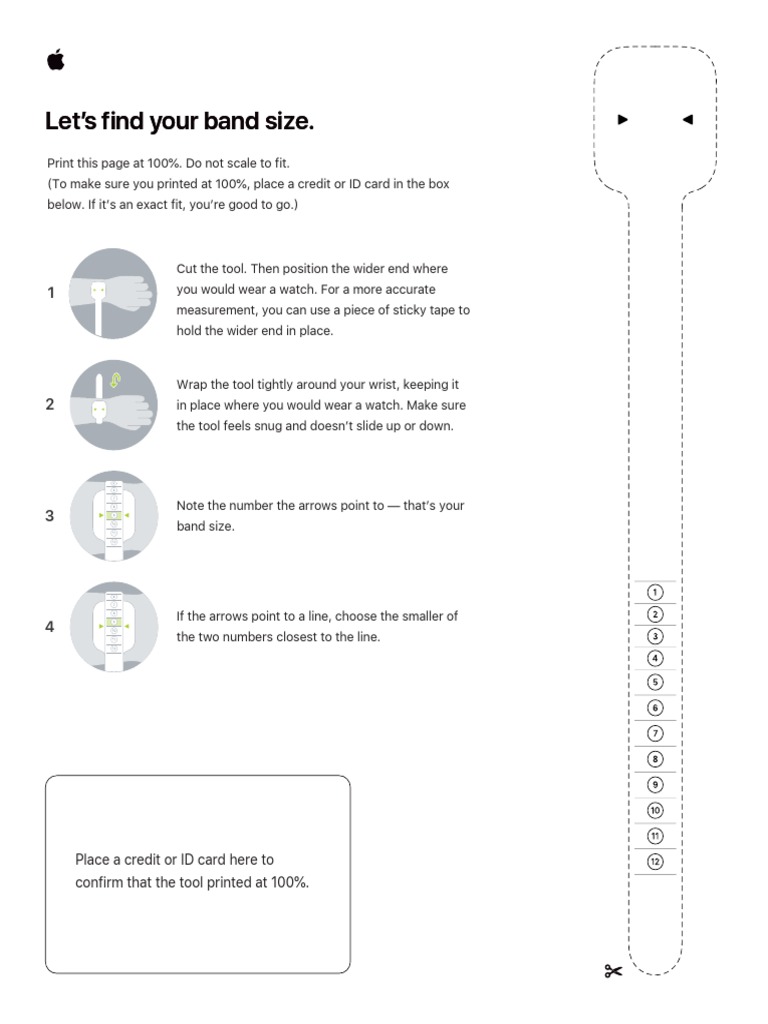 Apple Watch Size Guide | PDF