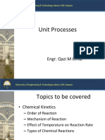 Unit Processes: Engr. Qazi M Omar