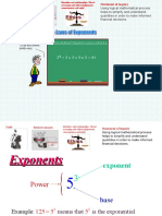 Using exponents to simplify financial calculations