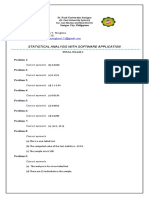 Final Exam in Statistics